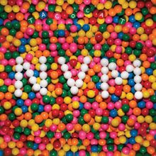 Album cover for NVM by Tacocat