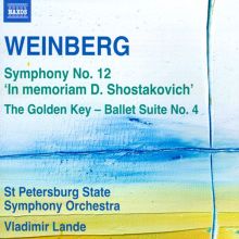 Album cover for Weinberg: Symphony No. 12; The Golden Key by Vladimir Lande / St. Petersburg State Symphony Orchestra