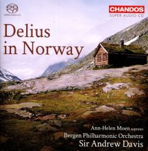Album cover for Delius in Norway by Ann-Helen Moen / Andrew Davis / Bergen Philharmonic Orchestra
