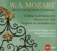 Album cover for Mozart: Music for Salzburg Cathedral by Edward Higginbottom / Collegium Novum / New College Choir, Oxford