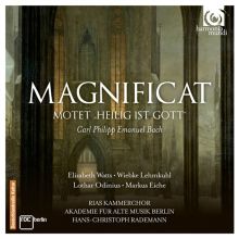 Album cover for Carl Philipp Emanuel Bach: Magnificat; Motet "Heilig ist Gott" by Hans-Christoph Rademann / Akademie für Alte Musik, Berlin / Berlin RIAS Chamber Choir