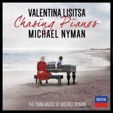 Album cover for Chasing Pianos: The Piano Music of Michael Nyman by Valentina Lisitsa