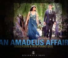 Album cover for An Amadeus Affair by Anderson & Roe Piano Duo