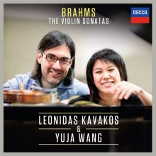 Album cover for Brahms: The Violin Sonatas by Leonidas Kavakos / Yuja Wang