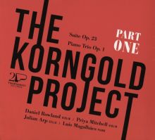 Album cover for The Korngold Project Part 1 by Julian Arp / Luís Magalhães / Priya Mitchell / Daniel Rowland