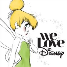 Album cover for We Love Disney by Various Artists