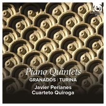 Album cover for Granados, Turina: Piano Quintets by Cuarteto Quiroga / Javier Perianes