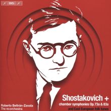 Album cover for Shostakovich: Chamber Symphonies Op. 73a & 83a by Roberto Beltrán-Zavala / re:orchestra