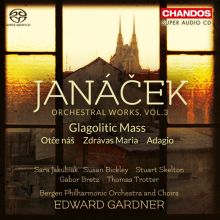 Album cover for Janácek: Orchestral Works, Vol. 3 by Edward Gardner / Bergen Philharmonic Orchestra
