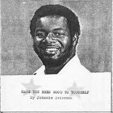 Album cover for Have You Been Good to Yourself by Johnnie Frierson