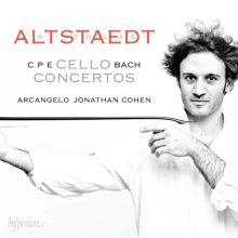 Album cover for C.P.E. Bach: Cello Concertos by Nicolas Altstaedt