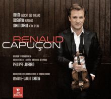 Album cover for Rihm: Gedicht des Malers; Dusapin: Aufgang; Mantovani: Jeux d'eau by Renaud Capuçon / Myung-Whun Chung