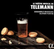 Album cover for Le Théâtre Musical de Telemann by Olivier Fortin / Ensemble Masques