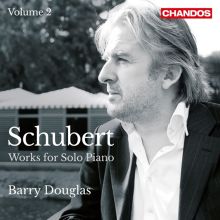 Album cover for Schubert: Works for Solo Piano, Vol. 2 by Barry Douglas