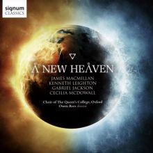 Album cover for A New Heaven by Choir of the Queen's College, Oxford / Owen Rees