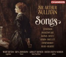 Album cover for Sir Arthur Sullivan: Songs by Mary Bevan / Ben Johnson / Ashley Riches / David Owen Norris