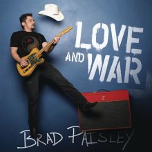 Album cover for Love and War by Brad Paisley