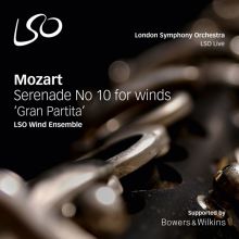 Album cover for Mozart: Serenade No. 10 for winds 'Gran Partita' by LSO Wind Ensemble