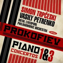 Album cover for Prokofiev: Piano Concertos Nos. 1 & 3 by Simon Trpceski / Vasily Petrenko / Royal Liverpool Philharmonic Orchestra