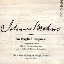 Album cover for Johannes Brahms: An English Requiem by Choir of King's College London / Joseph Fort