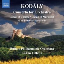 Album cover for Kodály: Concerto for Orchestra by JoAnn Falletta / Buffalo Philharmonic Orchestra