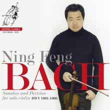 Album cover for Bach: Sonatas and Partitas for solo violin BWV 1001-1006 by Ning Feng