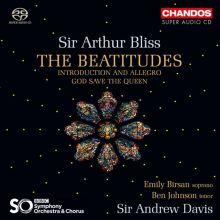 Album cover for Sir Arthur Bliss: The Beatitudes by Emily Birsan / Ben Johnson / Andrew Davis / BBC Symphony Orchestra