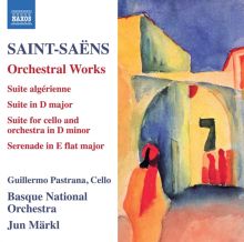 Album cover for Saint-Saëns: Orchestral Works by Jun Märkl / Euskadiko Orkestra Sinfonikoa