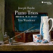 Album cover for Haydn: Piano Trios XV:14, 18, 21, 26 & 31 by Trio Wanderer