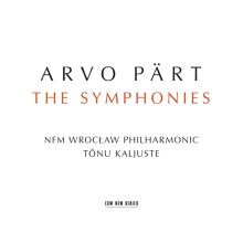 Album cover for Arvo Pärt: The Symphonies by Tõnu Kaljuste / Wroclaw Philharmonic Orchestra