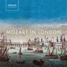 Album cover for Mozart in London by The Mozartists / Ian Page
