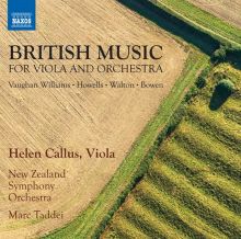 Album cover for British Music for Viola and Orchestra by Helen Callus