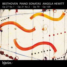 Album cover for Beethoven: Piano Sonatas Op. 27 No. 1, Op. 31 No. 2, Op. 79, Op. 109 by Angela Hewitt