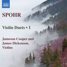 Album cover for Spohr: Violin Duets, Vol. 1 by Jameson Cooper / James Dickenson