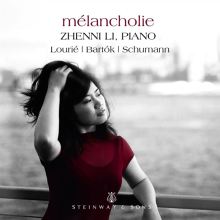 Album cover for Mélancholie: Lourié, Bartók, Schumann by Zhenni Li