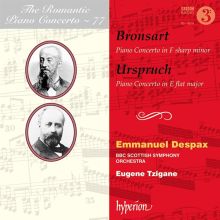 Album cover for The Romantic Piano Concerto, Vol. 77: Bronsart, Urspruch by Emmanuel Despax / Eugene Tzigane