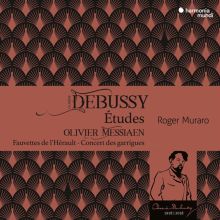 Album cover for Debussy: Études; Olivier Messiaen: Fauvettes de l'Hérault - Concert des garrigues by Roger Muraro