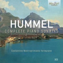 Album cover for Hummel: Complete Piano Sonatas by Costantino Mastroprimiano
