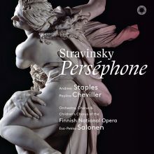 Album cover for Stravinsky: Perséphone by Pauline Cheviller / Andrew Staples / Esa-Pekka Salonen