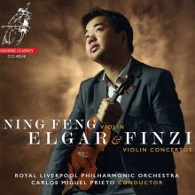 Album cover for Elgar & Finzi: Violin Concertos by Ning Feng