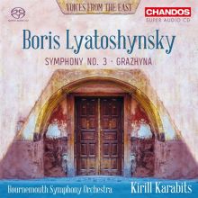 Album cover for Boris Lyatoshynsky: Symphony No. 3; Grazhyna by Kirill Karabits / Bournemouth Symphony Orchestra