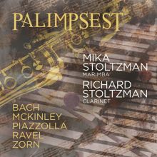 Album cover for Palimpsest by Mika Stoltzman / Richard Stoltzman