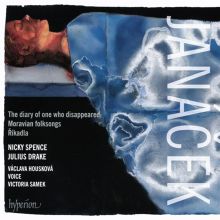 Album cover for Janácek: The Diary of One Who Disappeared; Moravian Folksongs; Ríkadla by Nicky Spence / Julius Drake