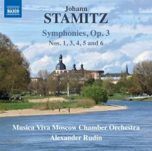 Album cover for Johann Stamitz: Symphonies, Op. 3 Nos. 1, 3, 4, 5 and 6 by Alexander Rudin / Musica Viva Chamber Orchestra