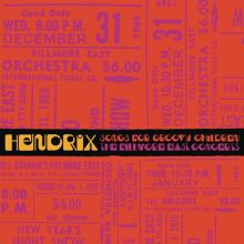 Album cover for Songs for Groovy Children: The Fillmore East Concerts by Jimi Hendrix