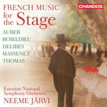Album cover for French Music for the Stage by Neeme Järvi / Estonian National Symphony Orchestra