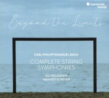 Album cover for Beyond the Limits: C.P.E. Bach - Complete Symphonies for Strings and Continuo by Amandine Beyer / Gli Incogniti