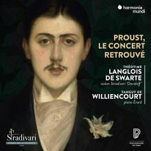 Album cover for Proust, Le Concert Retrouvé by Théotime Langlois de Swarte / Tanguy de Williencourt