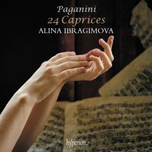 Album cover for Paganini: 24 Caprices by Alina Ibragimova