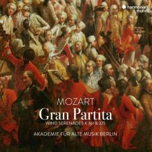 Album cover for Mozart: Gran Partita - Wind Serenades K. 361 & 375 by Akademie für Alte Musik, Berlin